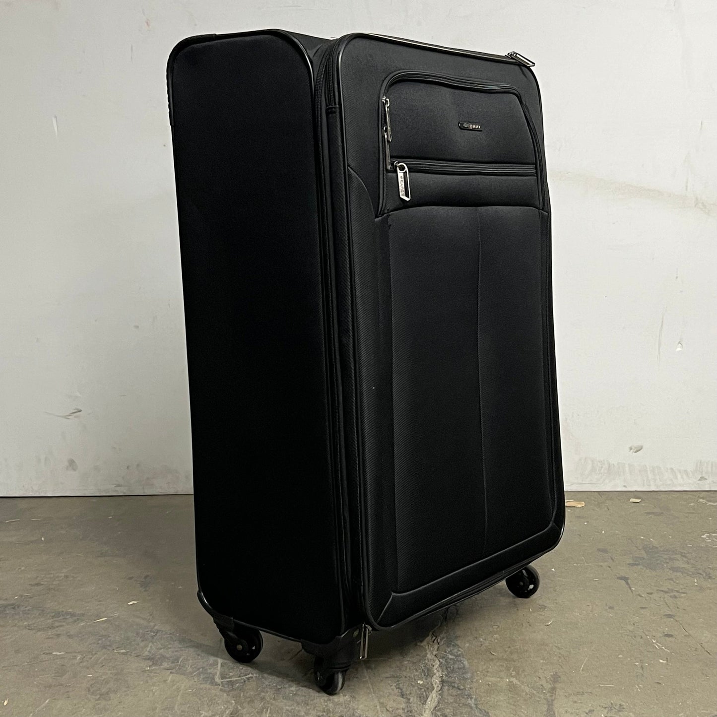 DEJUNO (3 PACK) Lightweight Expandable Spinner Luggage Suitcase Set Black 2302DJBF