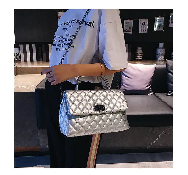 Style Loft Collection Diamond Quilted Chain Bag