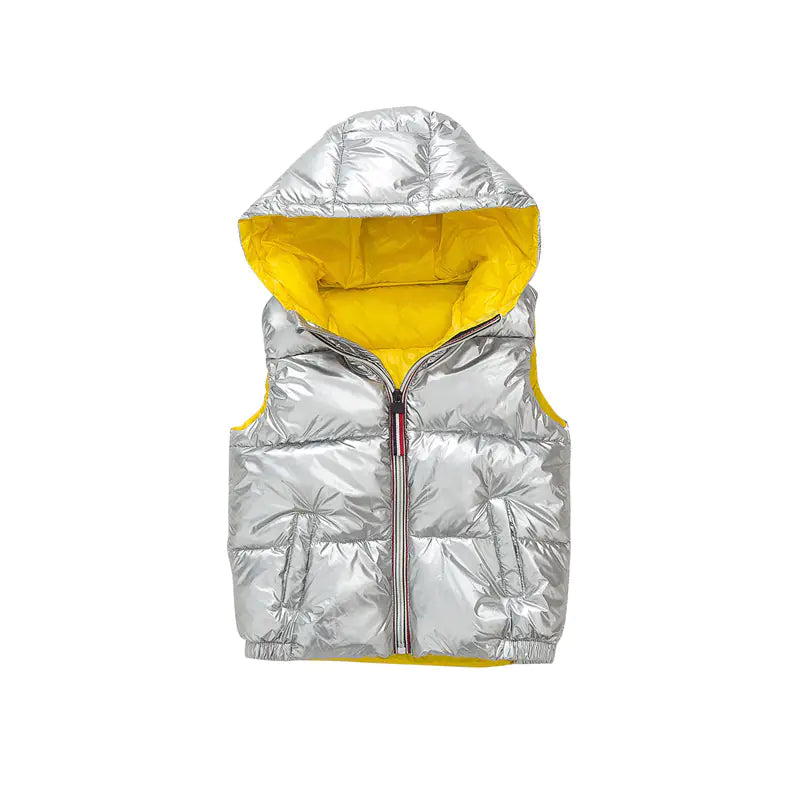 Style Loft Collection I'm Different Children's Hooded Silver Vest
