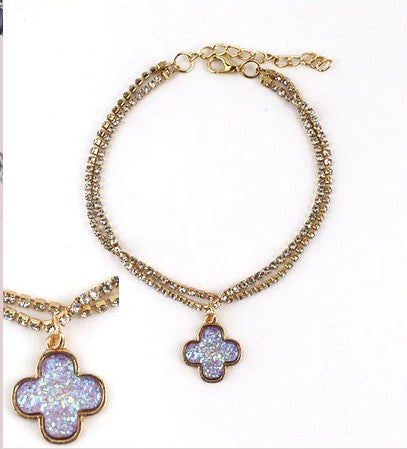 Pastel Collection Anklet - Clover (1pc)