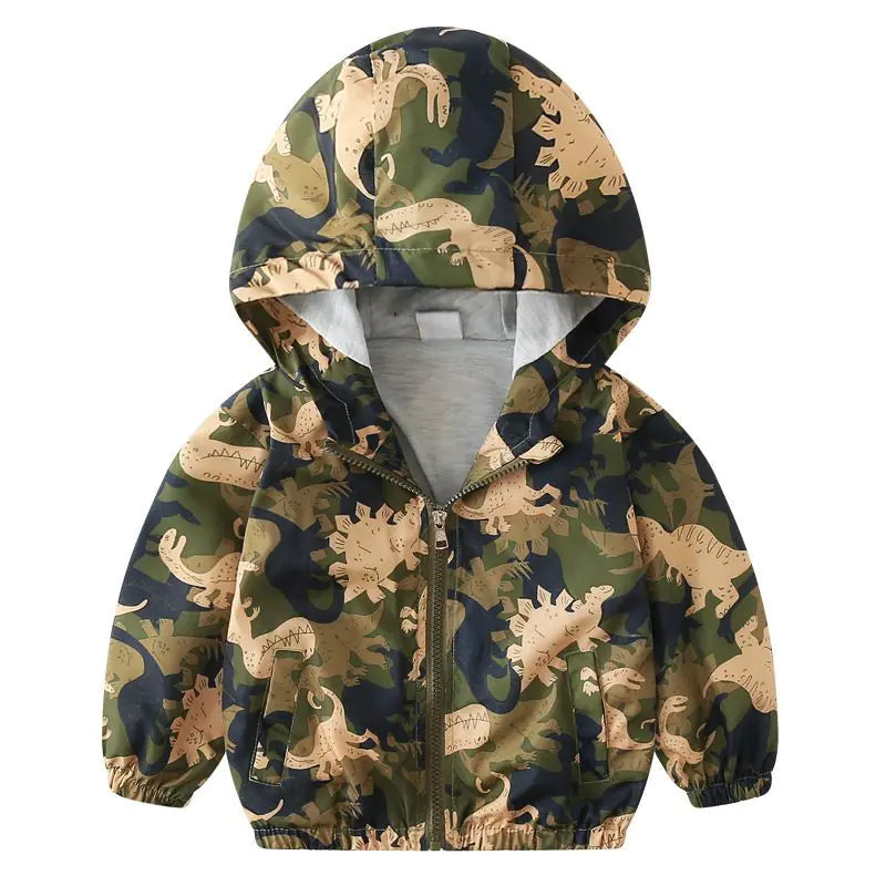 Style Loft Collection Everyday Is Funday Hooded Windbreaker Jacket