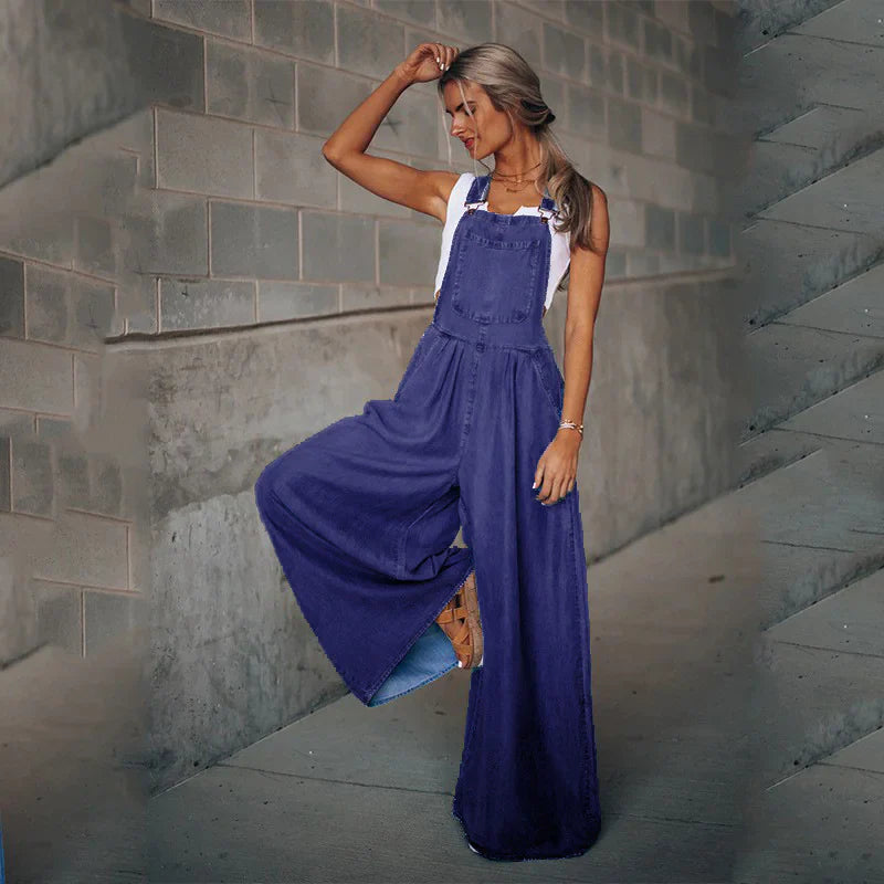 Denim Suspender Overalls