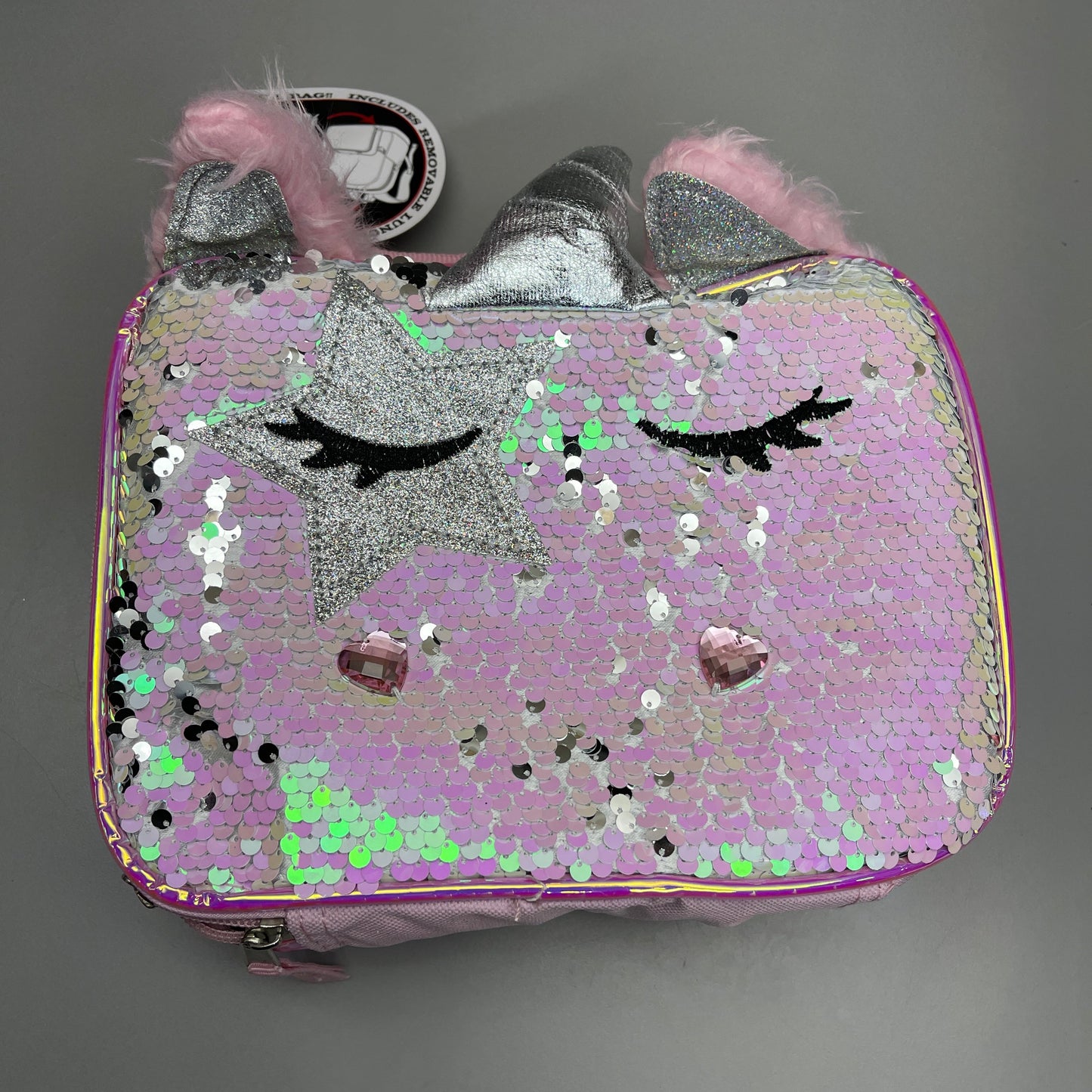 ACCESSORY INNOVATIONS Wonder Nation 10-PK Unicorn Backpack & Lunch Bag Pink