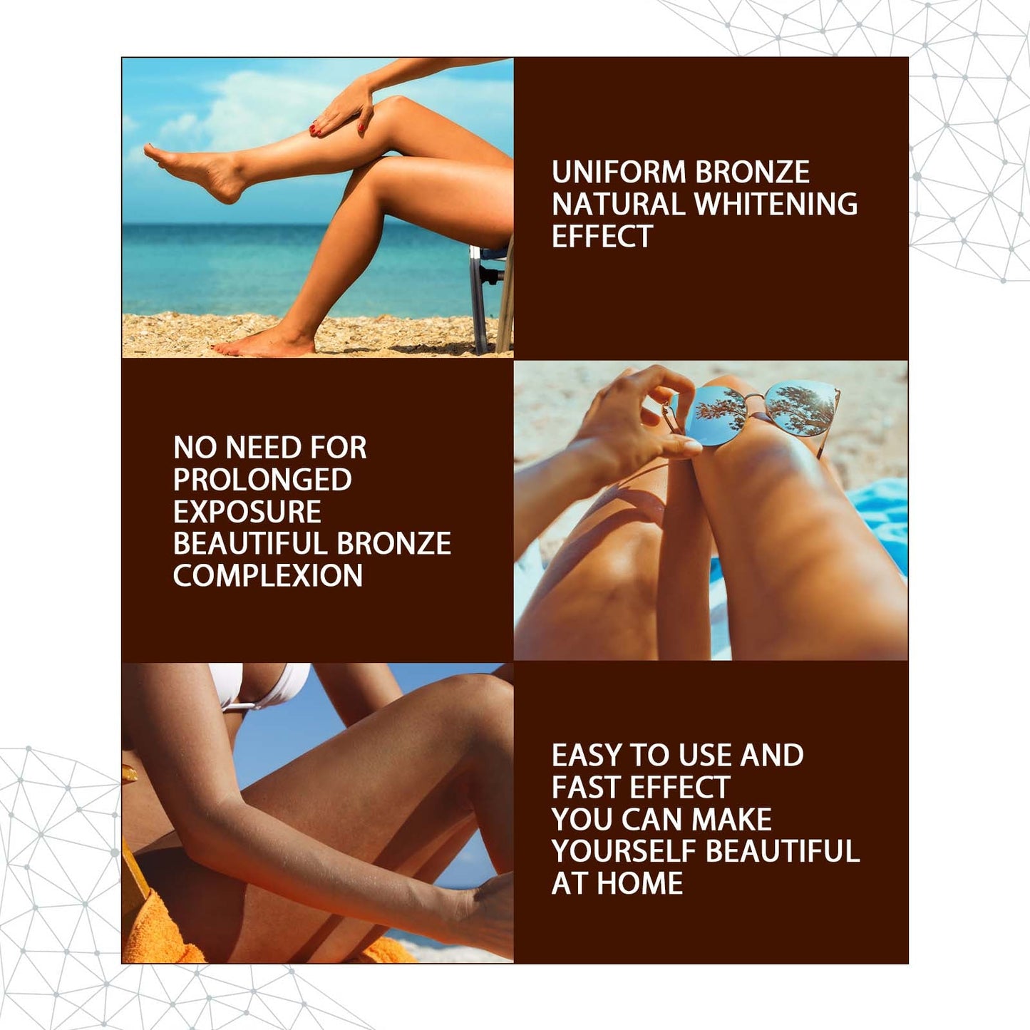 Helps Tan Spray, Helps Black Refreshing Natural Bronzer Wheat Color Helps Tan Spray