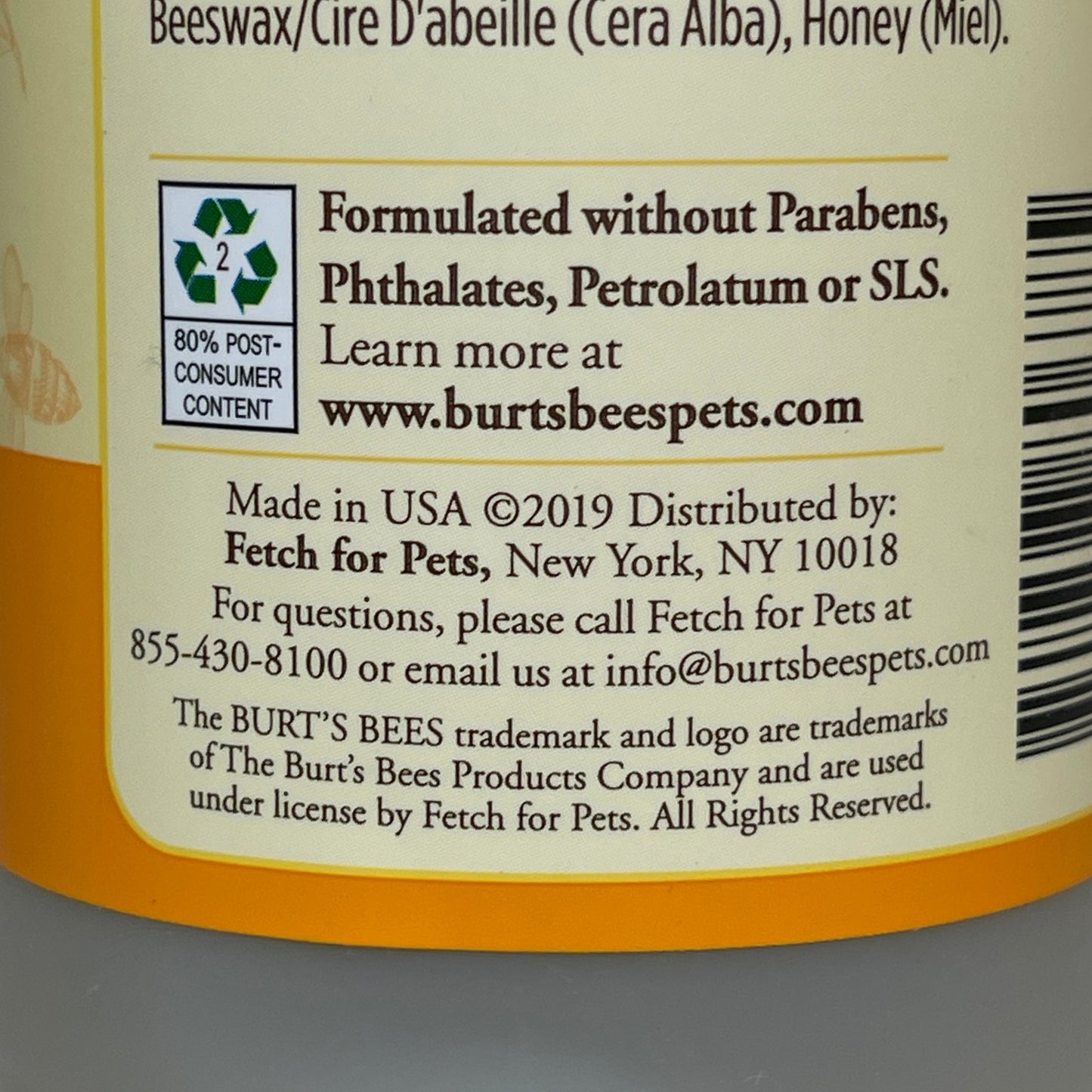 BURT'S BEE'S (6 PACK) For Dogs Shampoo & Conditioner Milk & Honey 12 oz FFP10128