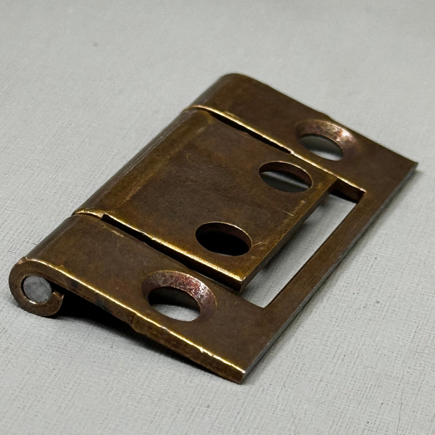 WEBER KNAPP COMPANY (50 PACK) Cabinet Door Flush Hinge 504 Finish Copper T703021