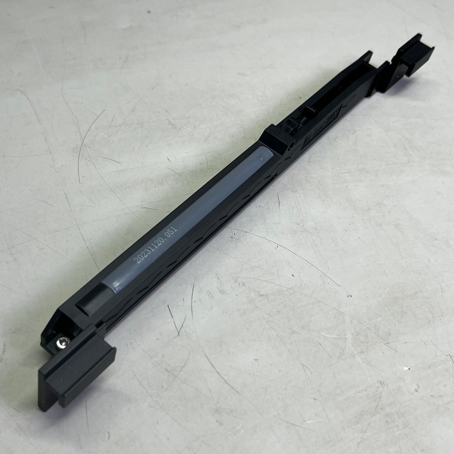 NATIONAL HARDWARE Interior Sliding Door Hardware Kit Sz 72” Matte Black 24116