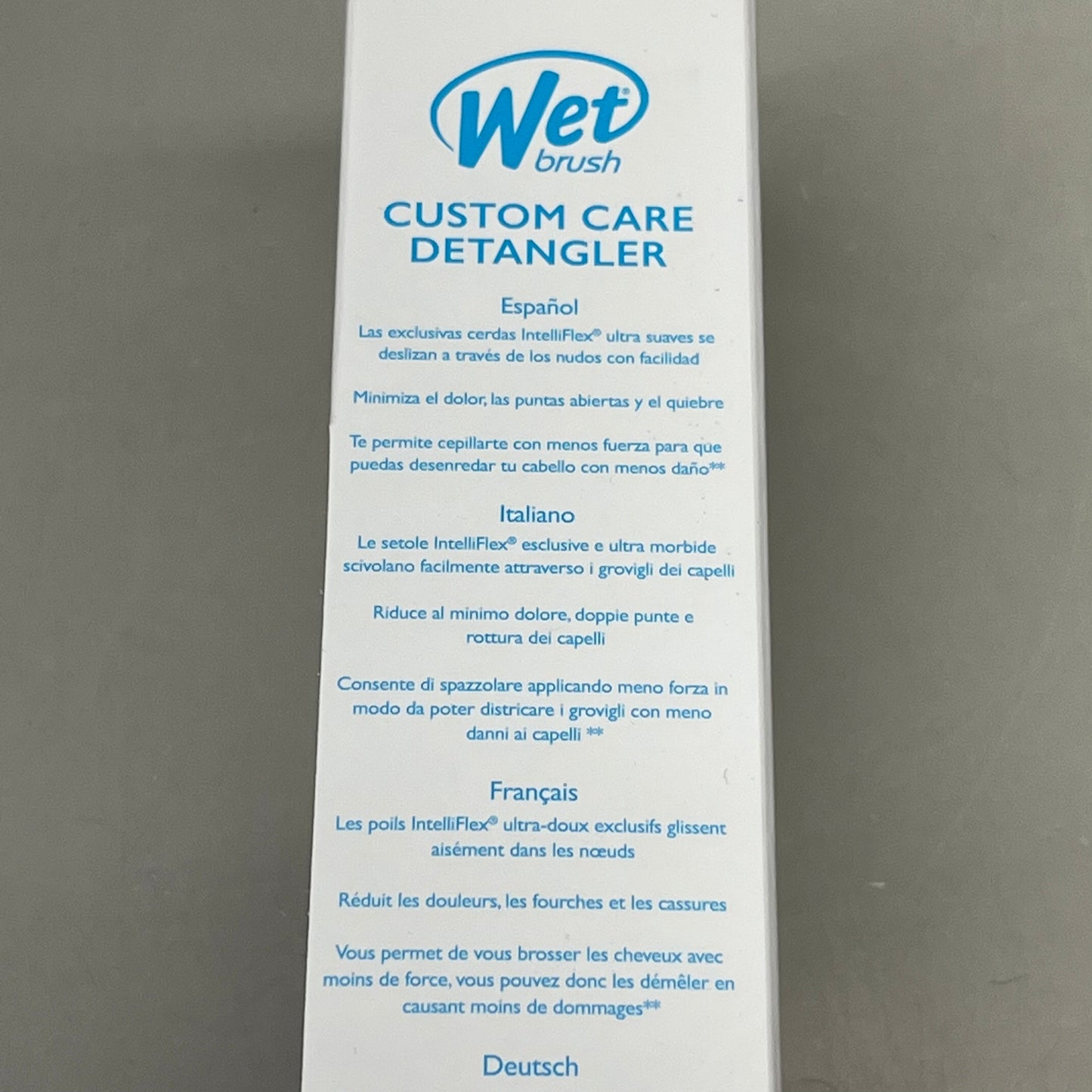 WET BRUSH (2 PACK) Custom Care Detangler Brush-Thick Hair Black GYSPB830CCTH