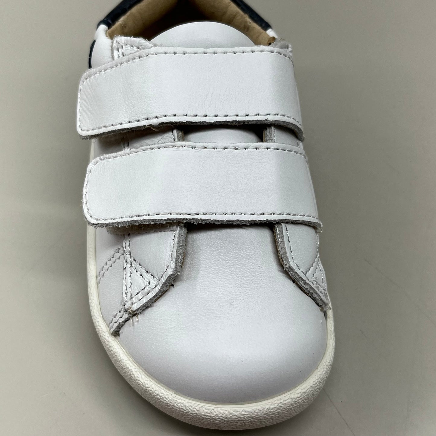 OLD SOLES Fullhouse Boys & Girls Leather Shoes Kid's Sz 5 EU 21 Snow / Indigo / Navy #5082