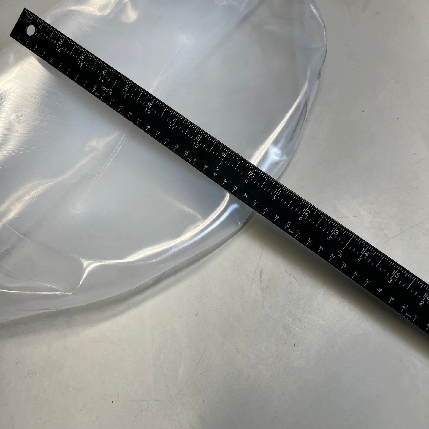 HERFELD GMBH & CO (2 PACK) Heavy Duty Bucket Liner W/ Sz 21” W x 22” H Clear Plastic Bag