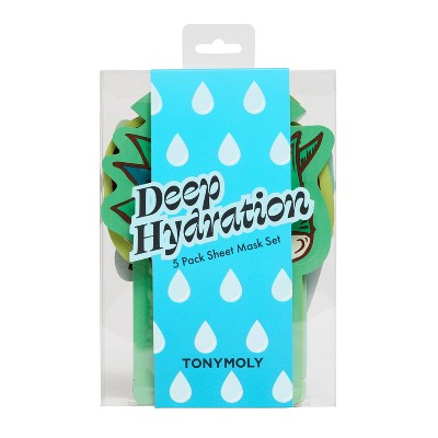 TONYMOLY Deep Hydration Sheet Mask Set 5ct - New