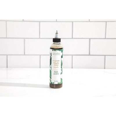 Alodia Nourish and Heal Organic Hair Soap Wash Black 8 fl oz - Imperfect Container