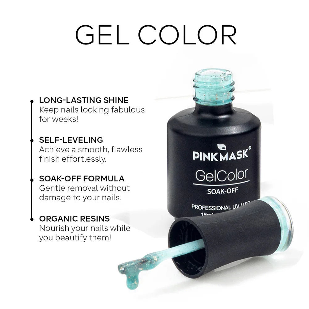 Pink Mask - Gel Color Henri Glow in The Dark Col.