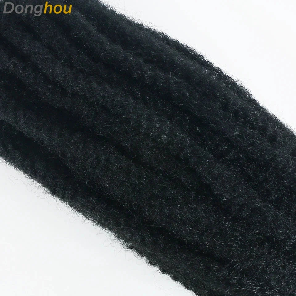 18 Inch Marley Hair for Braids | Afro Kinky Ombre | 30 Strands per Pack