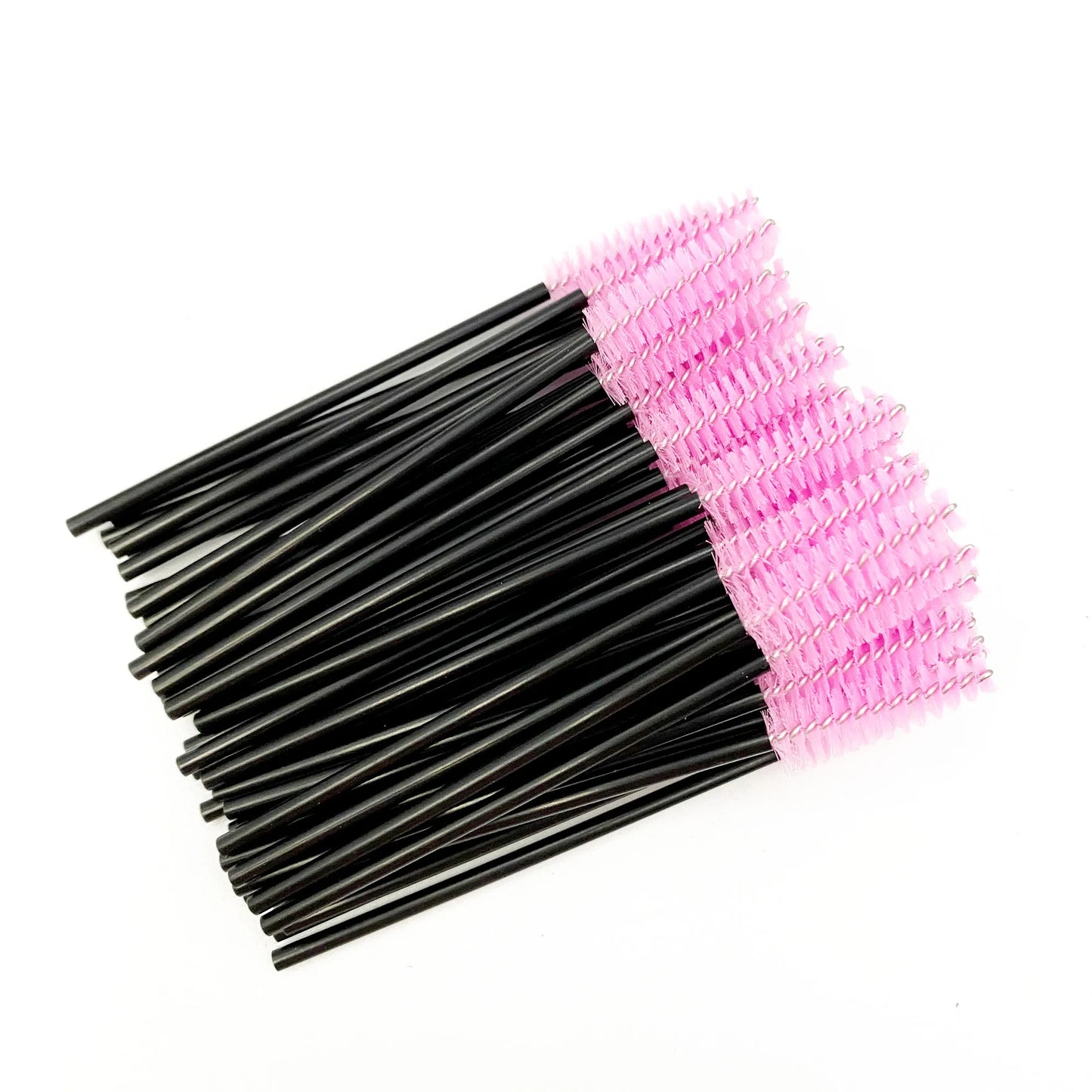 Disposable Eyelashes Brushes Crystal Diamond Handle Lash Brush Eyebrow Mascara Wands Eyelash Extension Supplies Makeup Tools