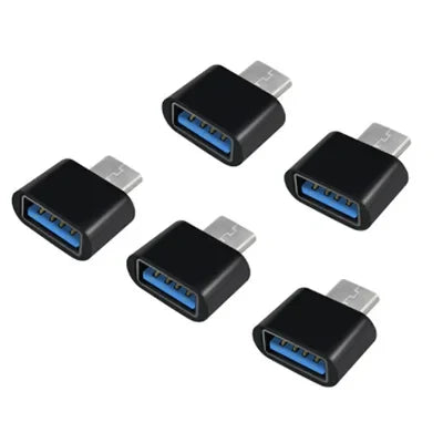 1/5 PCS New Universal Type-C to USB 2.0 OTG Adapter Connector for Mobile Phone USB2.0 Type C OTG Cable Adapter