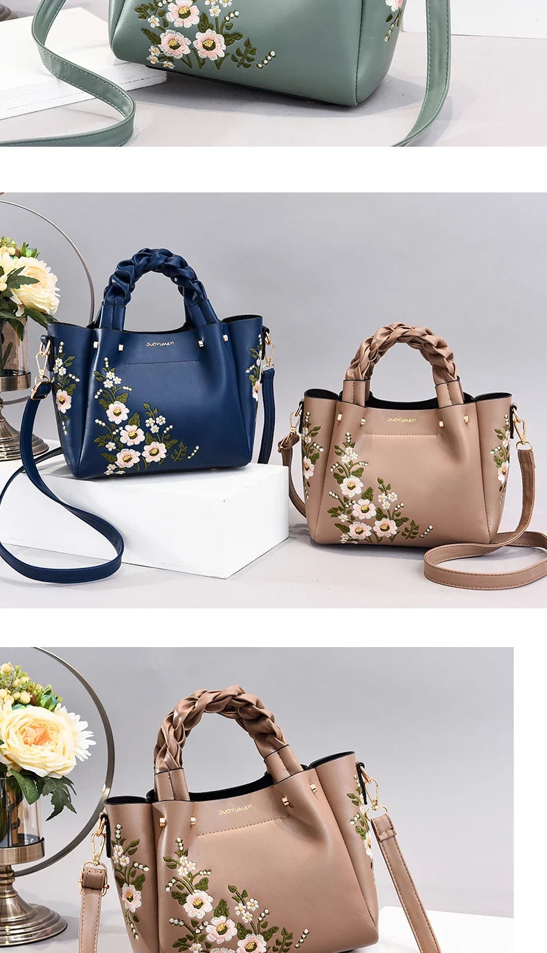 New Luxury Design Women's Pleated Tote Bag | Solid Color Underarm Handbag & Purses (Shoulder Bag, Female Retro Pouch)