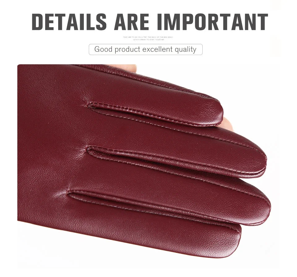 Fashion color Apparel Accessories women's leather gloves,comfortable short Women mitten,warm winter gloves women-2001