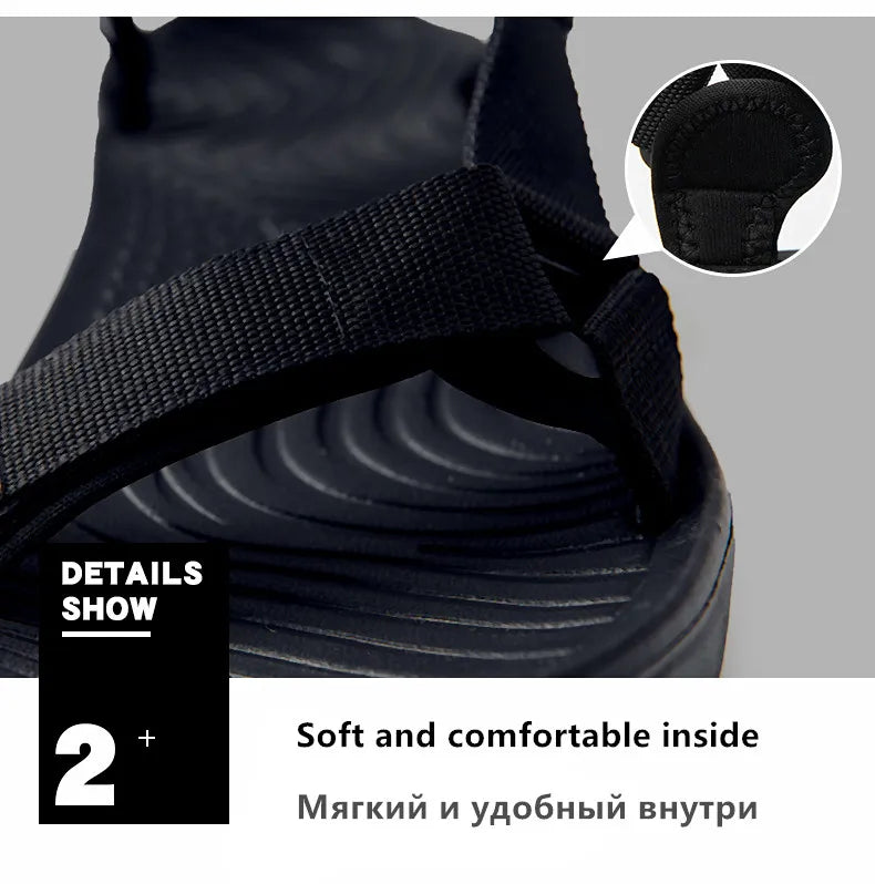 2026 New Men Sandals Non-slip Summer Flip Flops High Quality Outdoor Beach Slippers Casual Shoes Cheap Men's shoes Water Shoes