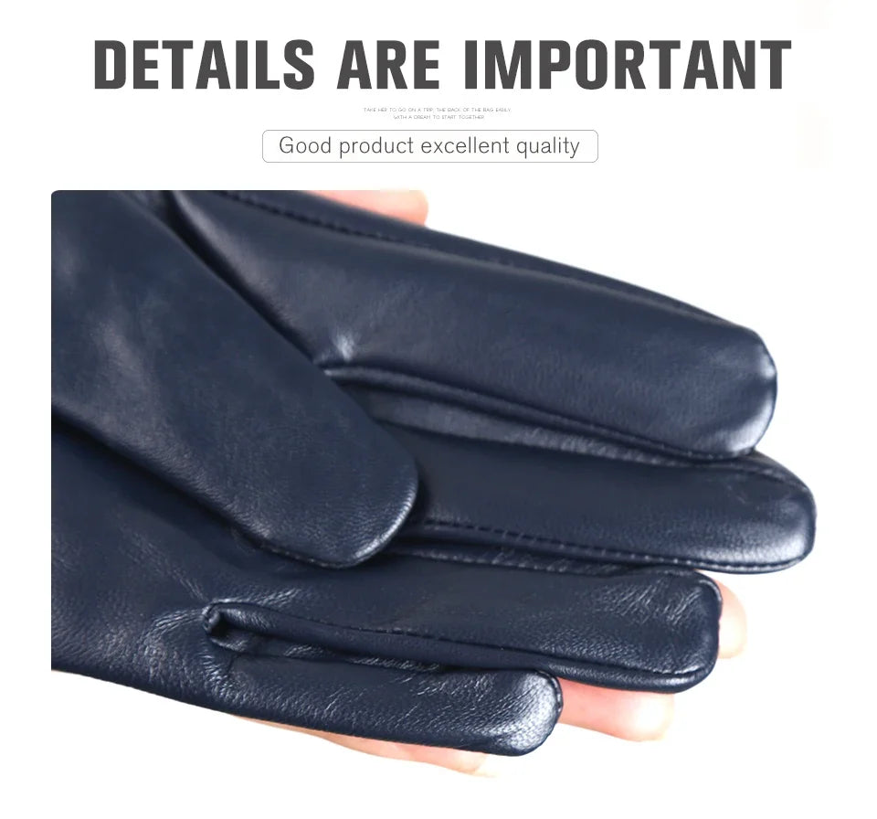 Fashion color Apparel Accessories women's leather gloves,comfortable short Women mitten,warm winter gloves women-2001