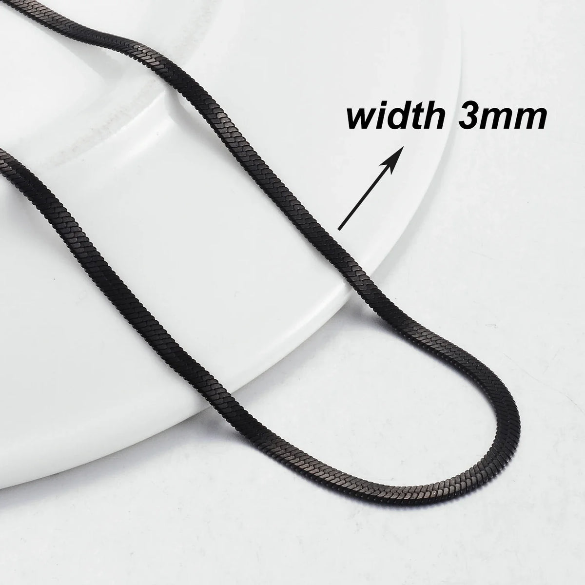 New Fashion Popular Black Necklace Men And Women Hip-Hop Dark Style Classic Jewelry