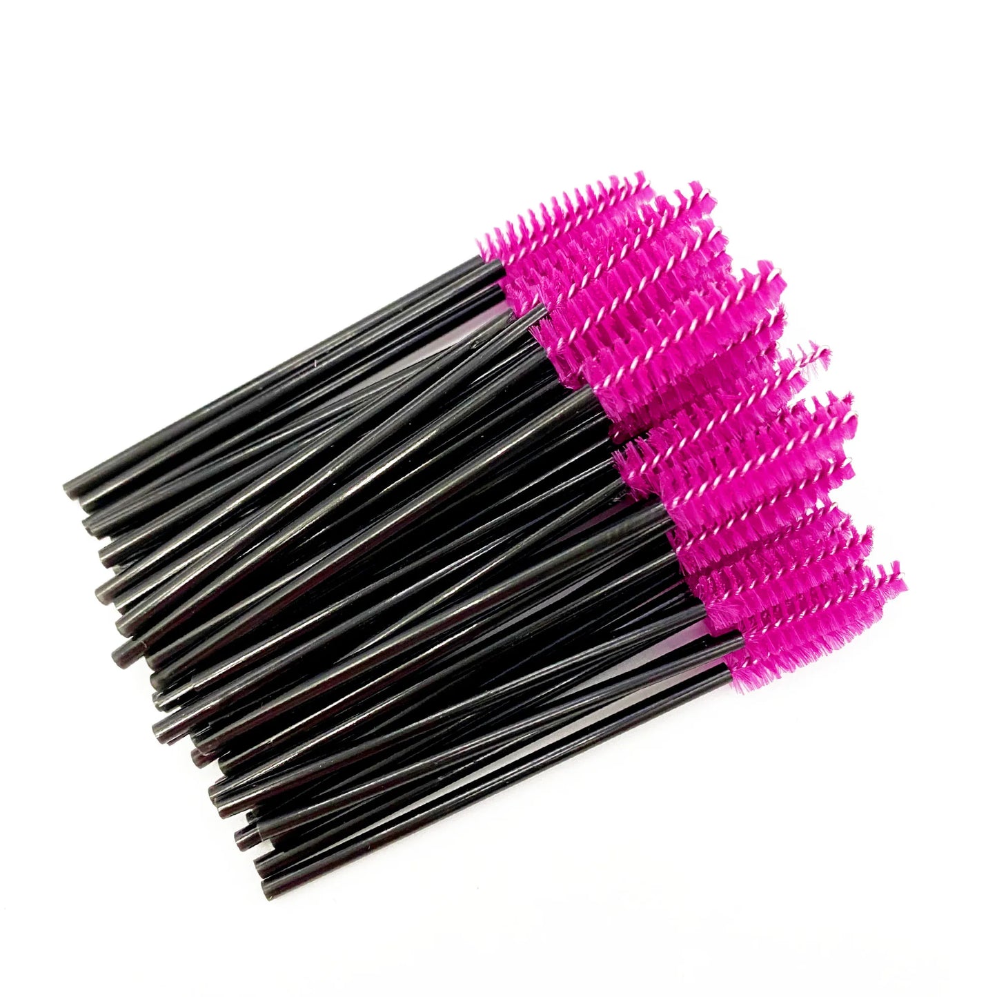 Disposable Eyelashes Brushes Crystal Diamond Handle Lash Brush Eyebrow Mascara Wands Eyelash Extension Supplies Makeup Tools