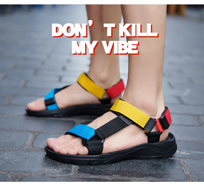 2026 New Men Sandals Non-slip Summer Flip Flops High Quality Outdoor Beach Slippers Casual Shoes Cheap Men's shoes Water Shoes