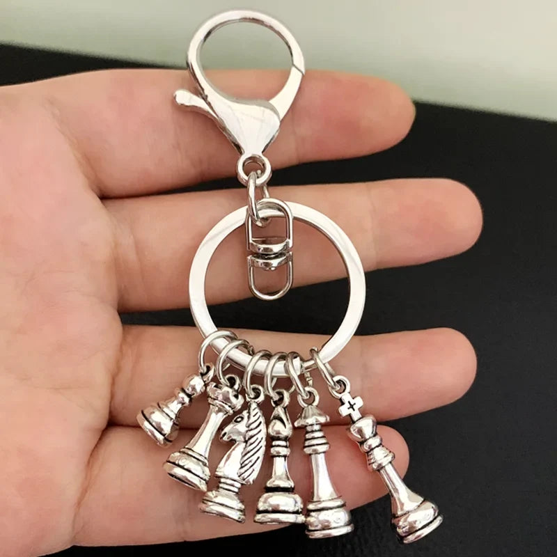 New Products/Chess and Card Pendant Keychain Alloy Pendant Keychain Entertainment Game Jewelry Discover Jewelry Gift