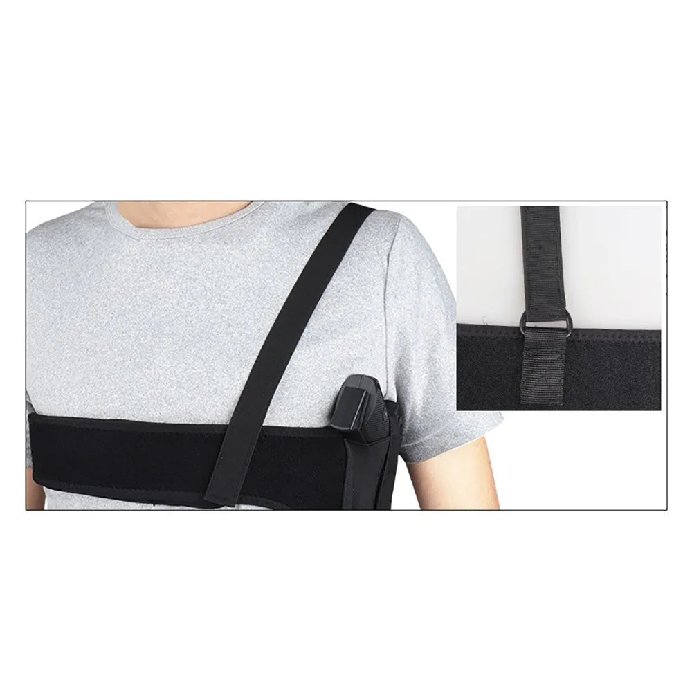 Tactical Underarm Gun Holster Concealed Shoulder Pistol Holder Holster Universal Right-hand Invisible Pistol Holster
