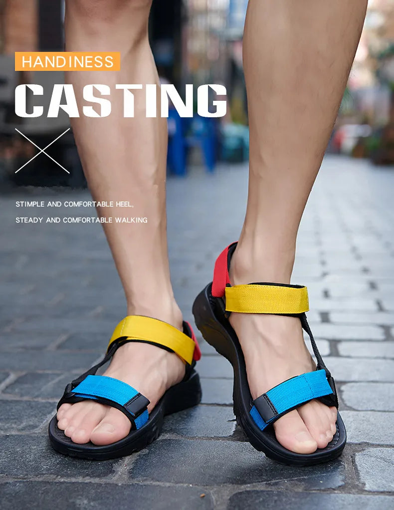 2026 New Men Sandals Non-slip Summer Flip Flops High Quality Outdoor Beach Slippers Casual Shoes Cheap Men's shoes Water Shoes
