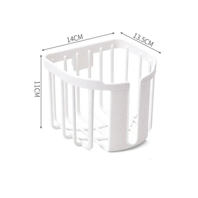 Punch-Free Toilet Paper Shelf
