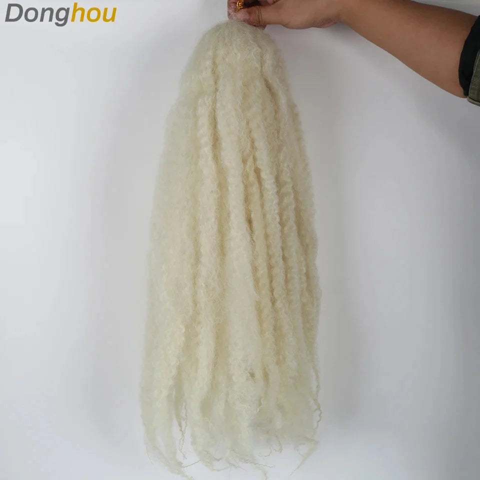 18 Inch Marley Hair for Braids | Afro Kinky Ombre | 30 Strands per Pack