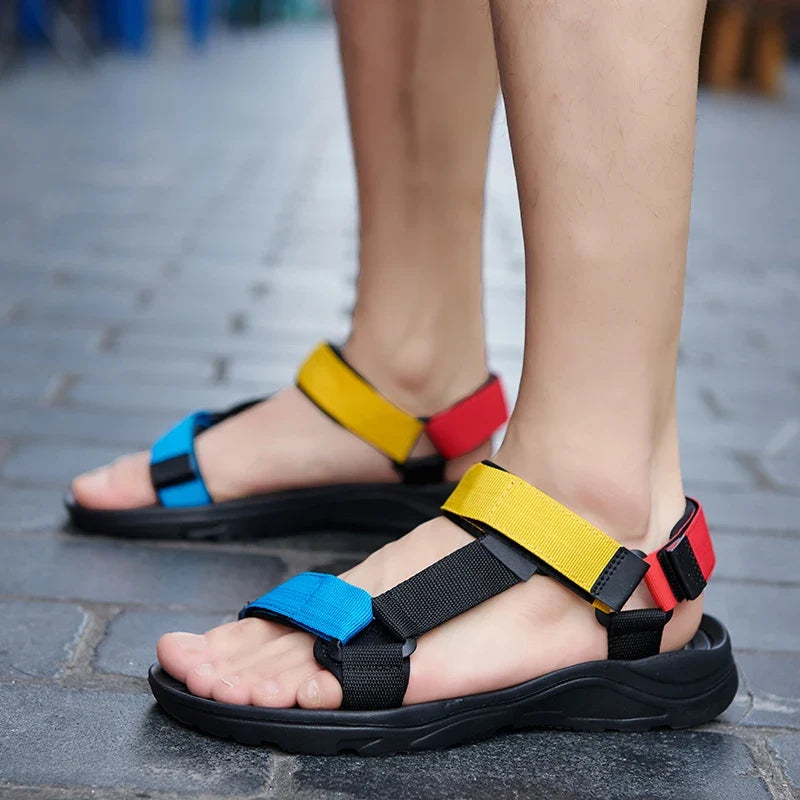 2026 New Men Sandals Non-slip Summer Flip Flops High Quality Outdoor Beach Slippers Casual Shoes Cheap Men's shoes Water Shoes