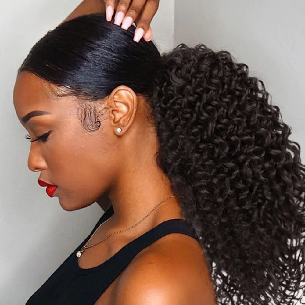 Style Loft Collection Curly Drawstring Ponytail Wig