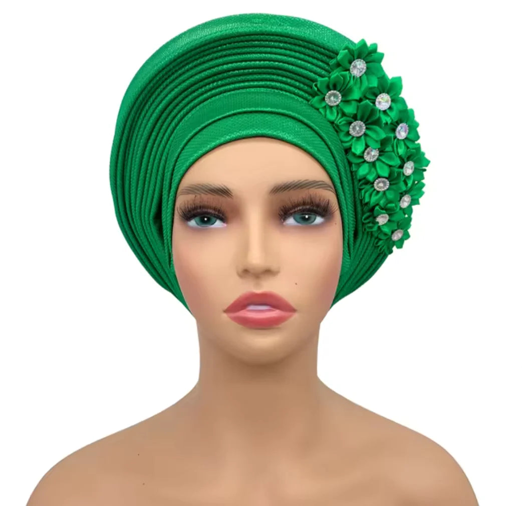 Style Loft Collection Elegant Floral African Turbans