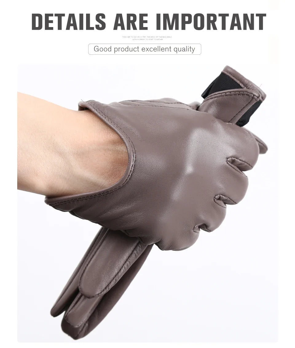 Fashion color Apparel Accessories women's leather gloves,comfortable short Women mitten,warm winter gloves women-2001