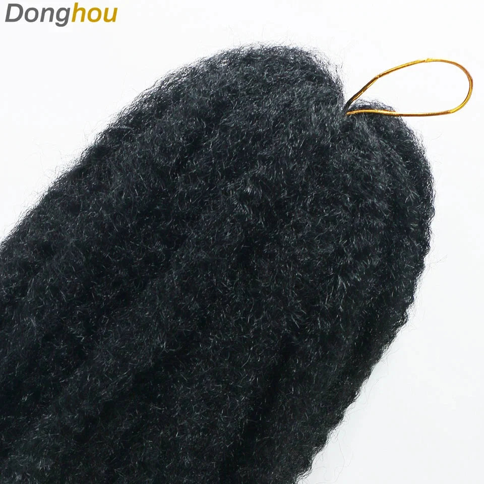 18 Inch Marley Hair for Braids | Afro Kinky Ombre | 30 Strands per Pack