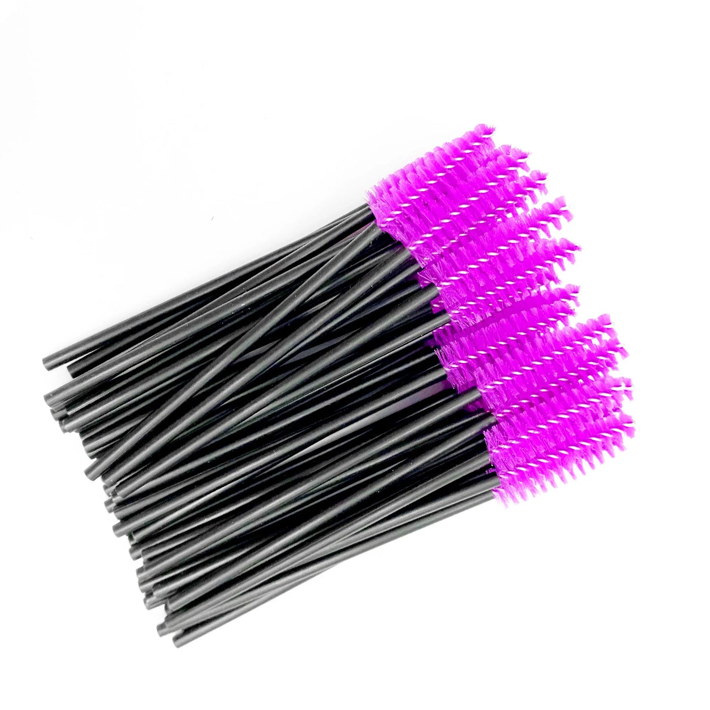 Disposable Eyelashes Brushes Crystal Diamond Handle Lash Brush Eyebrow Mascara Wands Eyelash Extension Supplies Makeup Tools