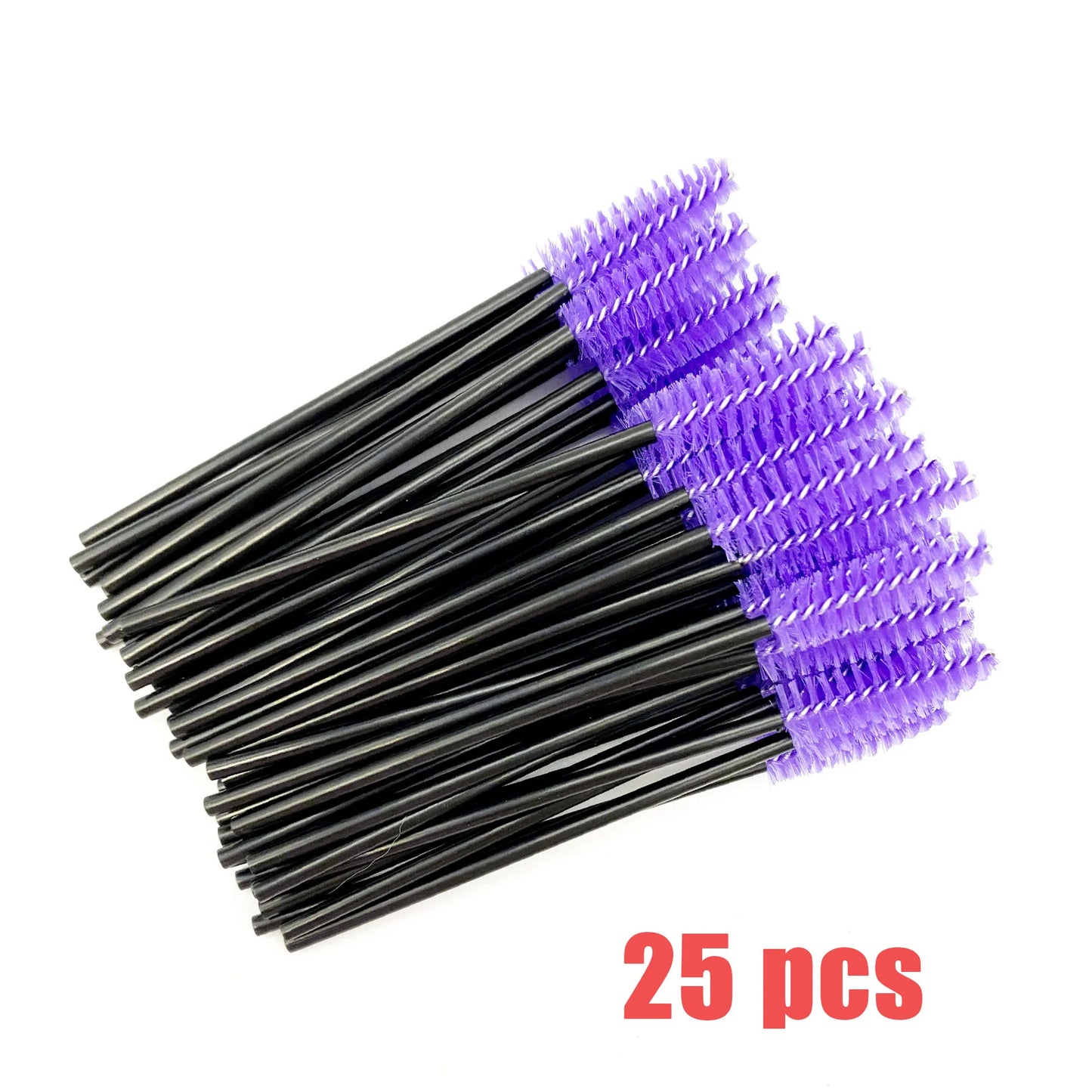 Disposable Eyelashes Brushes Crystal Diamond Handle Lash Brush Eyebrow Mascara Wands Eyelash Extension Supplies Makeup Tools