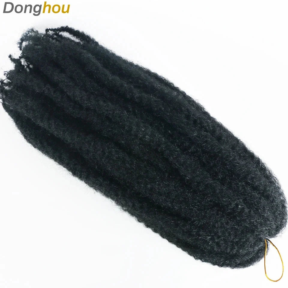 18 Inch Marley Hair for Braids | Afro Kinky Ombre | 30 Strands per Pack