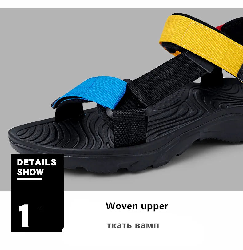2026 New Men Sandals Non-slip Summer Flip Flops High Quality Outdoor Beach Slippers Casual Shoes Cheap Men's shoes Water Shoes