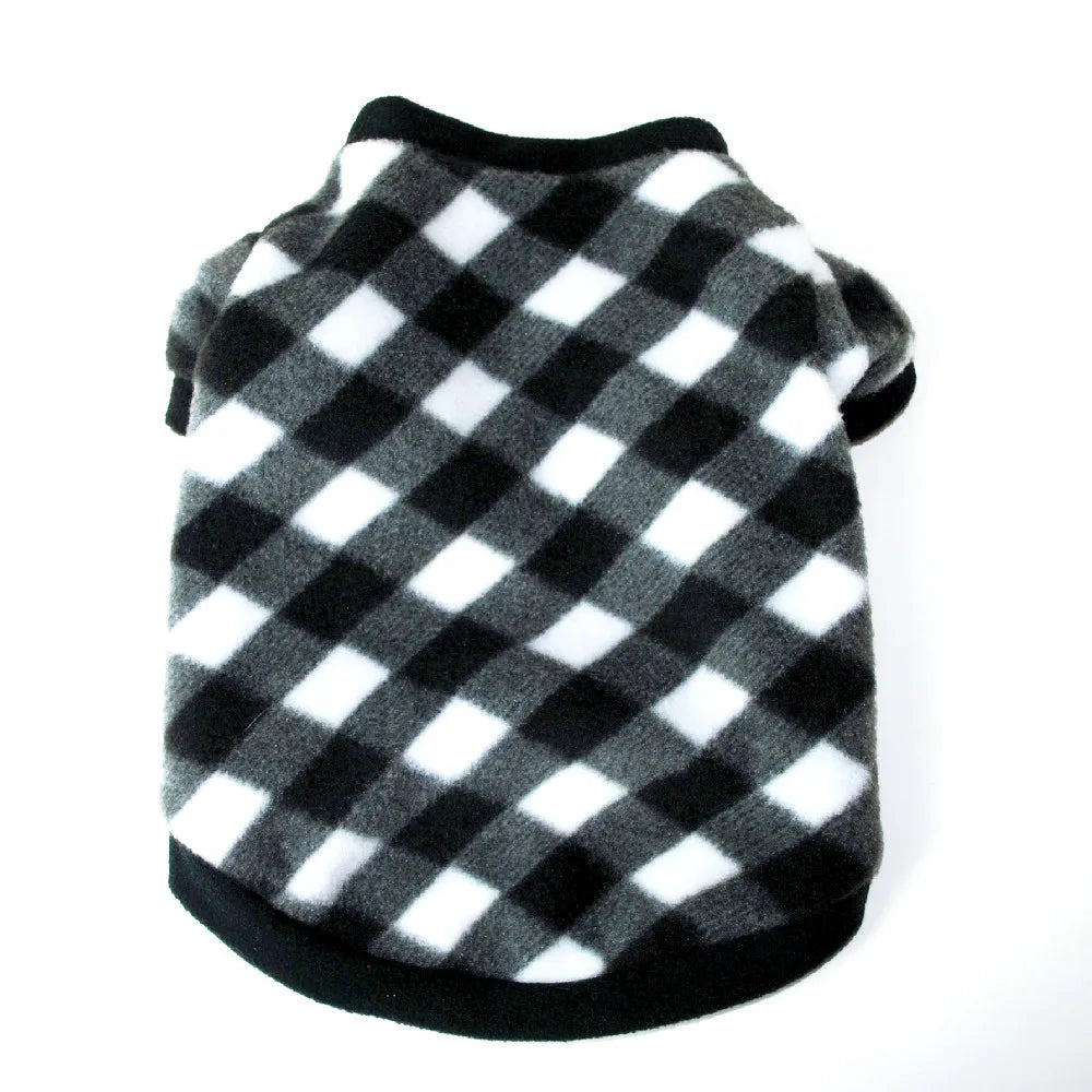 Chihuahua Clothes Cute Printed Small Dog Clothes French Bulldog Dogs Clothes Pets Warm Fleece Dog Winter Coat Puppy Dog Costume