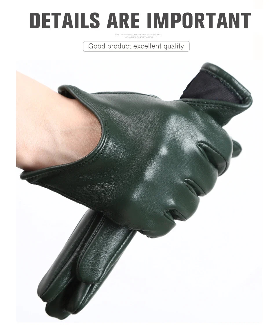Fashion color Apparel Accessories women's leather gloves,comfortable short Women mitten,warm winter gloves women-2001