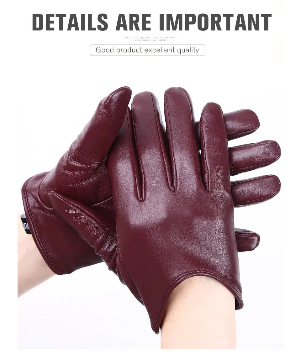 Fashion color Apparel Accessories women's leather gloves,comfortable short Women mitten,warm winter gloves women-2001