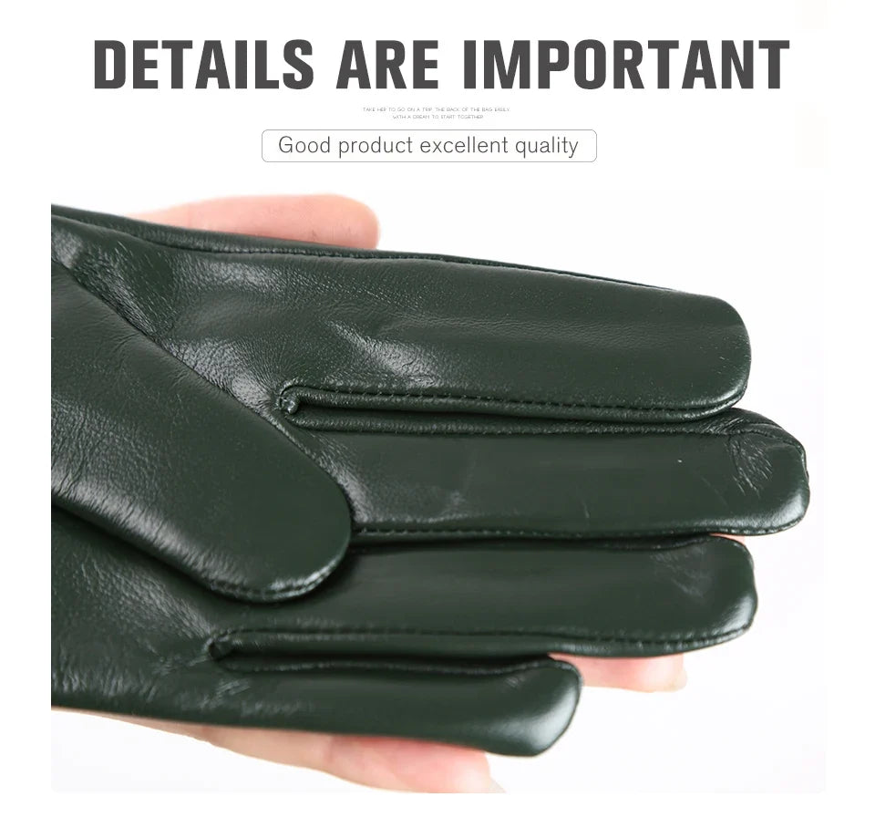 Fashion color Apparel Accessories women's leather gloves,comfortable short Women mitten,warm winter gloves women-2001