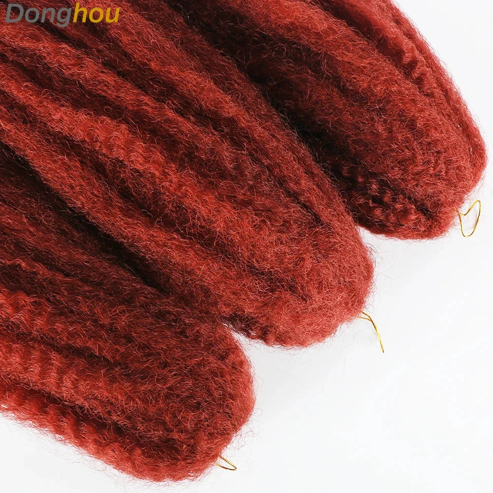 18 Inch Marley Hair for Braids | Afro Kinky Ombre | 30 Strands per Pack