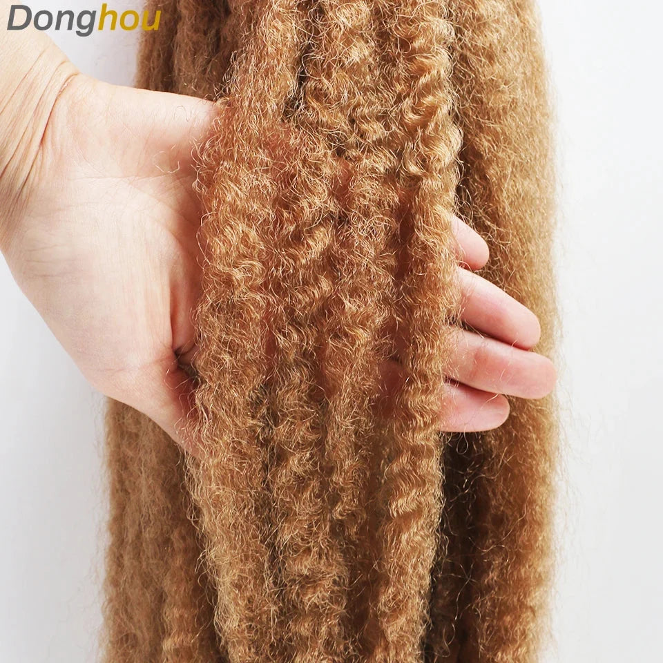 18 Inch Marley Hair for Braids | Afro Kinky Ombre | 30 Strands per Pack