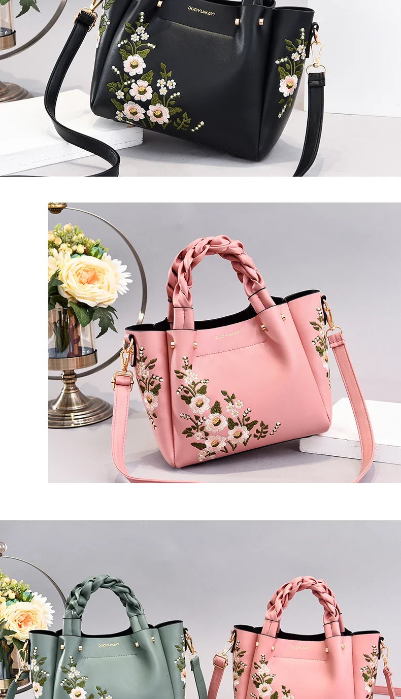 New Luxury Design Women's Pleated Tote Bag | Solid Color Underarm Handbag & Purses (Shoulder Bag, Female Retro Pouch)