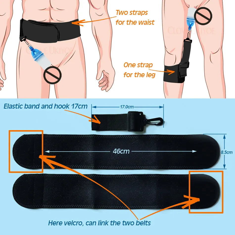 Super Penis Enlargement Extender Vacuum Stretcher Pump Hanger Bigger Enhancement