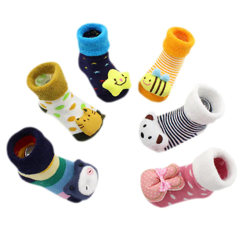 Style Loft Collection Animal Steppers Non-Slip Socks
